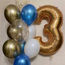 Vozdushnie shari na den_ rozhdeniya s tcifroj