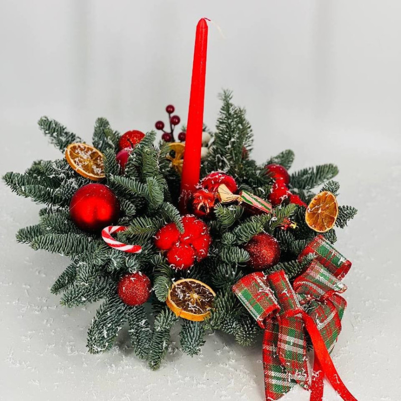 Hvojnaya kompozitciya so svechoj iz nobilisa, standart