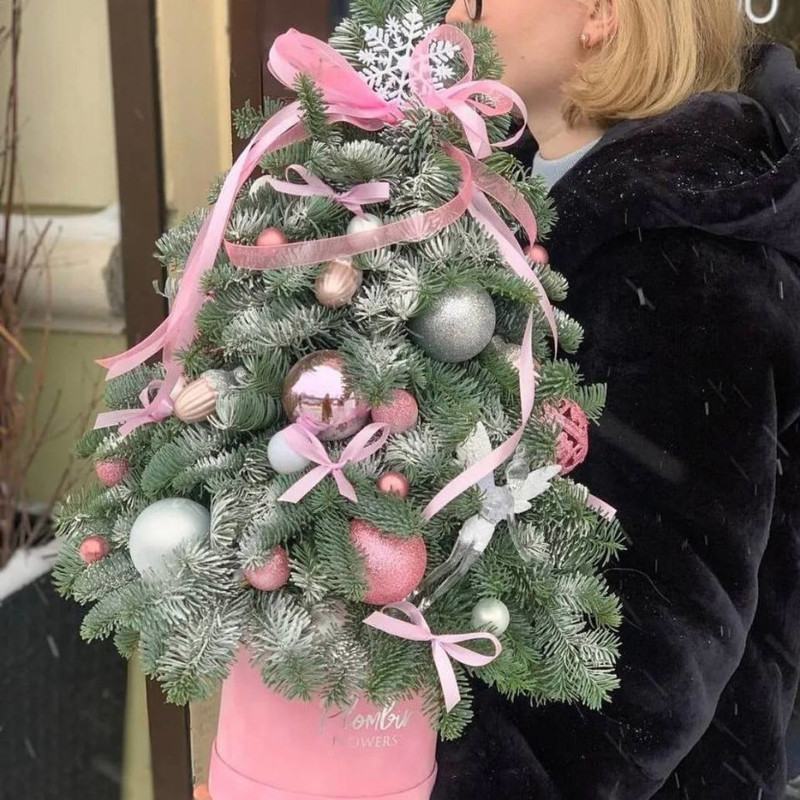 Елка интерьерная из веток нобилиса 50 см, стандартный