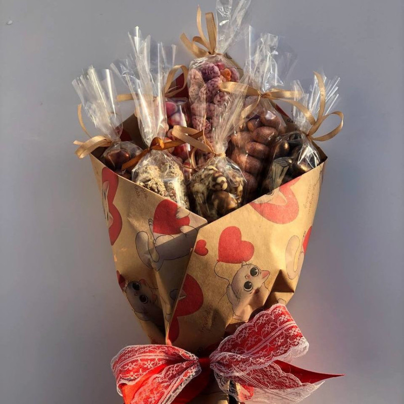 Orehovij buket v glazuri, standart