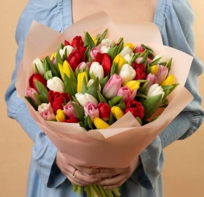 Buket tyul_panov miks 51 sht, standart