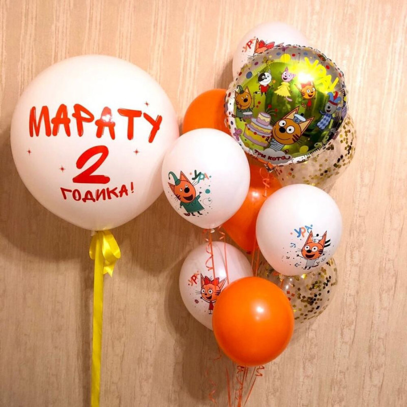 Воздушные шары Три кота, стандартный