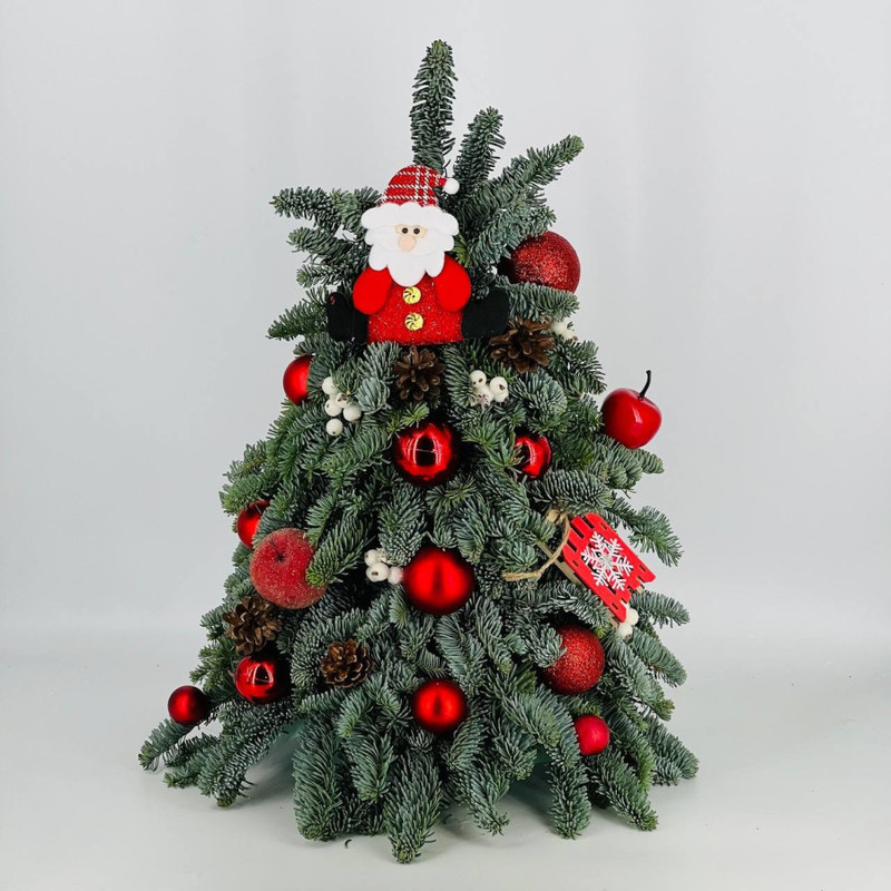 Новогодняя ёлочка ручной работы из натуральной датской ели нобилис 50 см, стандартный