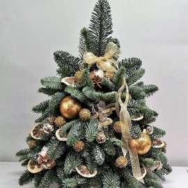 El_ rozhdestvenskaya iz natural_noj hvoi nobilis 50 sm