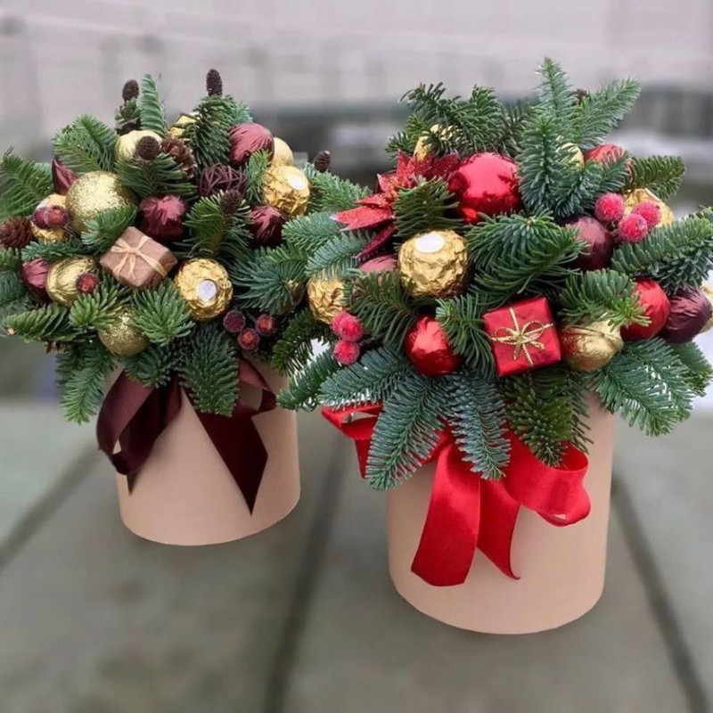 Novogodnyaya  kompozitciya iz nobilisa 2 sht, standart