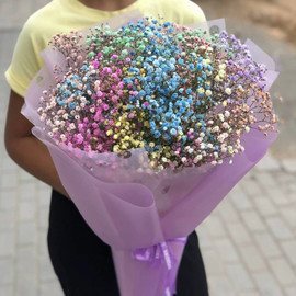 Vozdushnij buket iz gipsofili