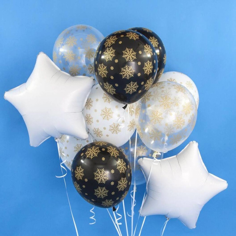 Фонтан шаров на Новый год, стандартный