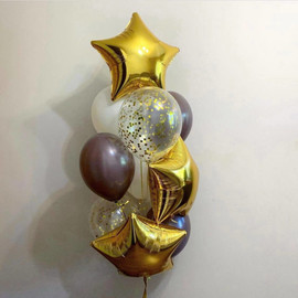 Фонтан из шаров на праздник