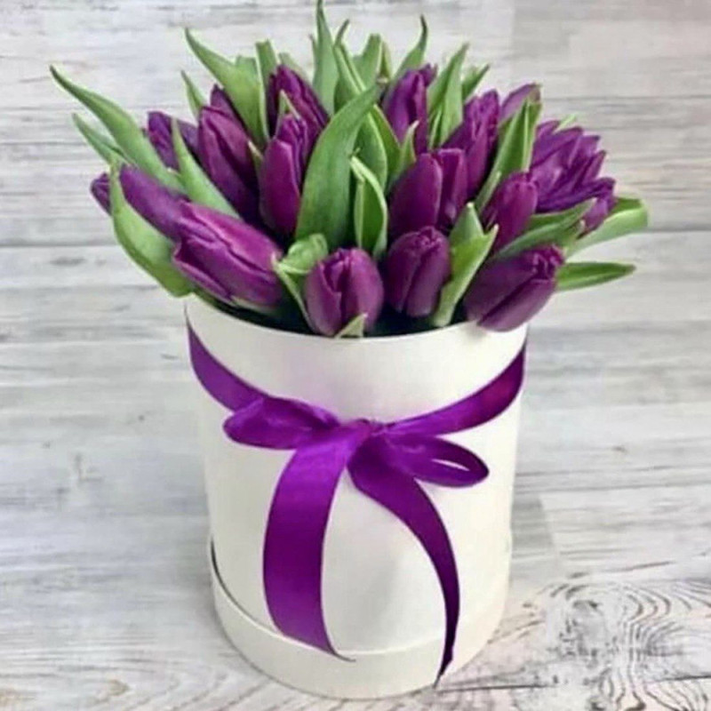 Букет из 21 тюльпана, стандартный