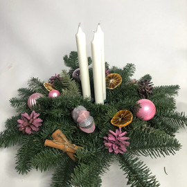 Букет из нобилиса живая датская ель