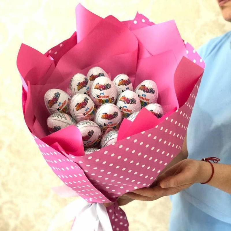Букет с киндерами 19 шт. Сладкий подарок, стандартный