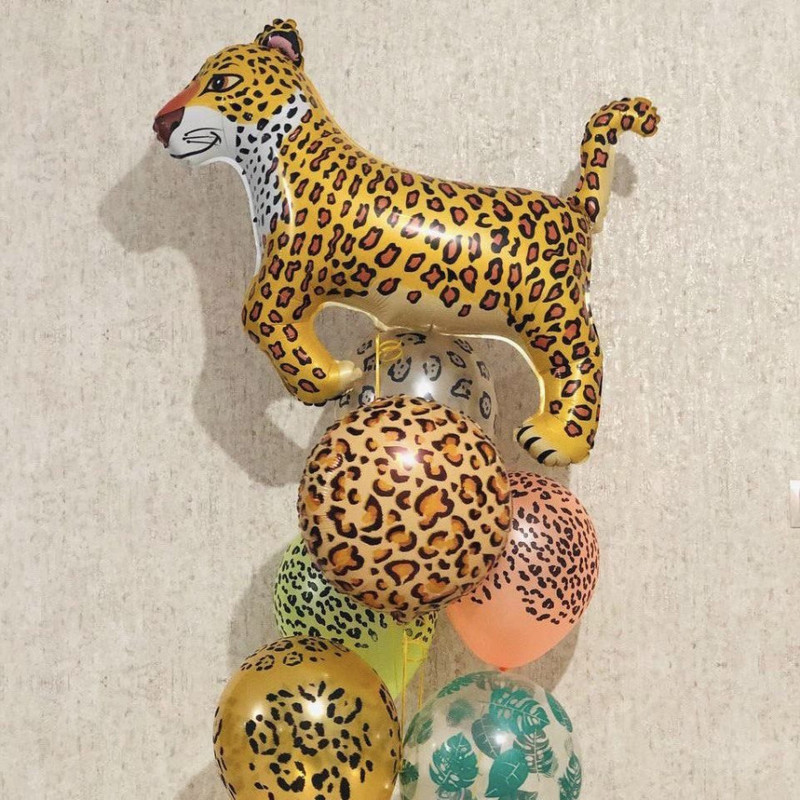 Набор шаров "Сафари" с леопадом, стандартный