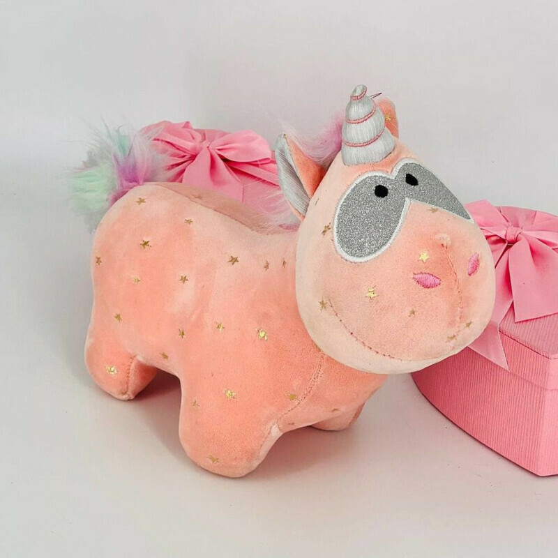 Мягкая игрушка единорог 30 см, стандартный