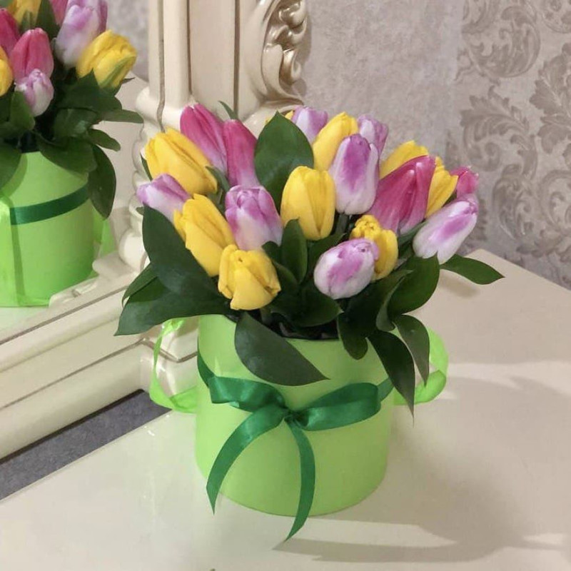 Букет тюльпанов микс, стандартный