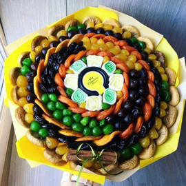 Большой букет  сухофруктов микс