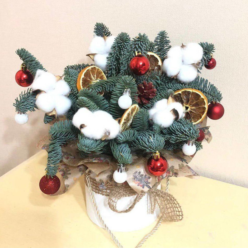 Buket na novij god iz natural_nogo nobilisa, standart