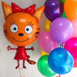 Набор шаров с Карамелькой. Шары "Три кота"