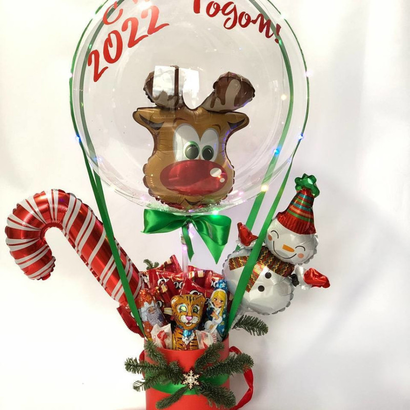 Buket iz sladostej na novij god, standart