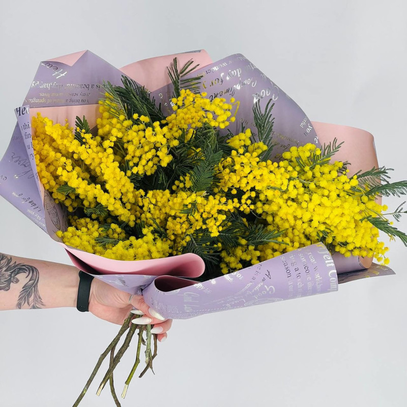 Букет мимозы, стандартный