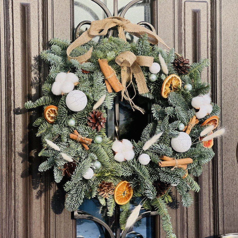 Венок из нобилиса на дверь, стандартный