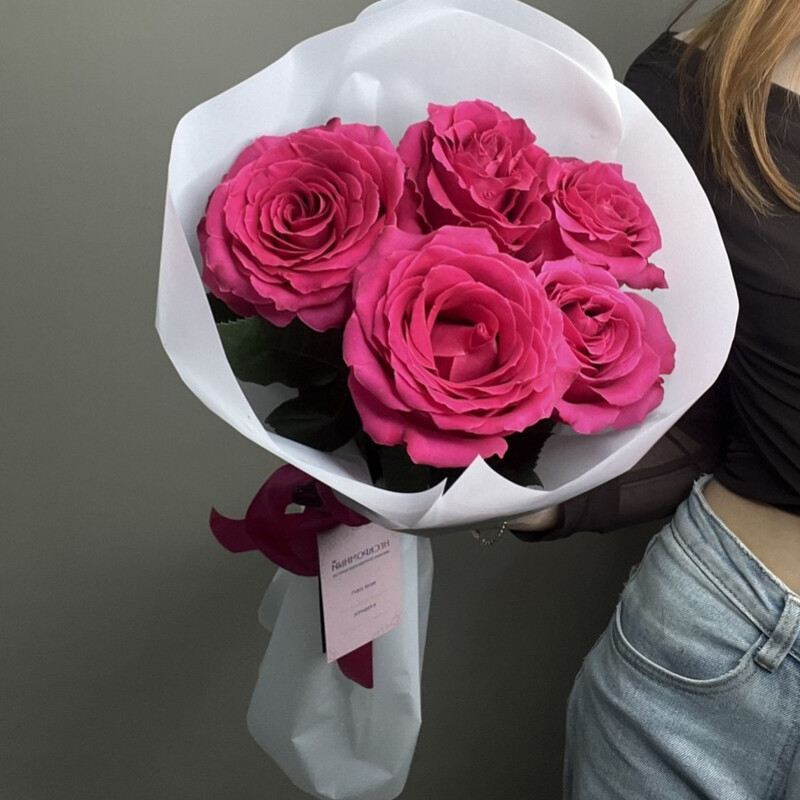 Роза "Фулл Монти" 5шт вупаковке, роза "фулл монти" 5шт в упаковке