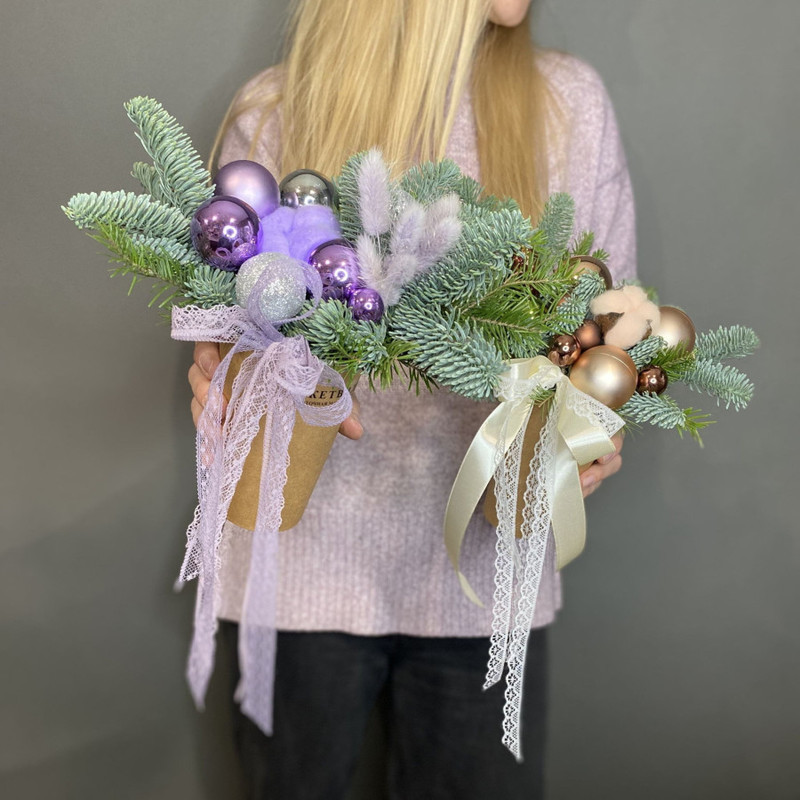 Novogodnyaya kompozitciya v stakanchike, standart