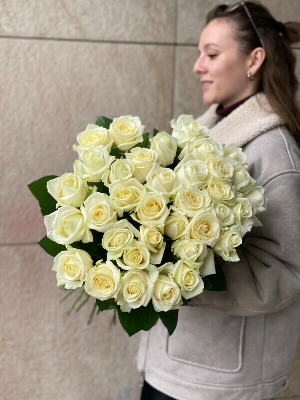 35 belih roz eko-frendli, standart