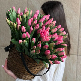 KORZINA ROZOVIH TYUL_PANOV