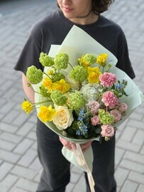 Авторский букет акварельный