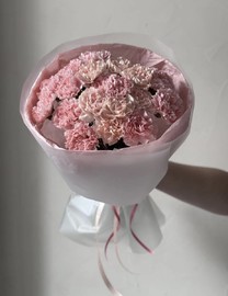 Букет из 21 диантуса