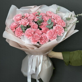 25 diantusov s evkaliptom