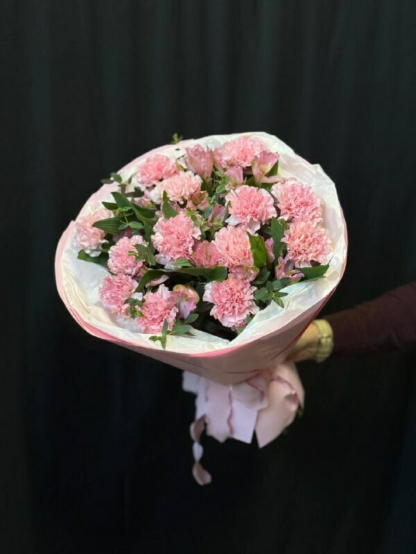 СБОРНЫЙ БУКЕТ В НЕЖНЫХ ОТТЕНКАХ, стандартный