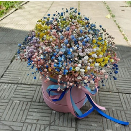 Гипсофила в шляпной коробке