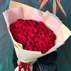 51 красная роза