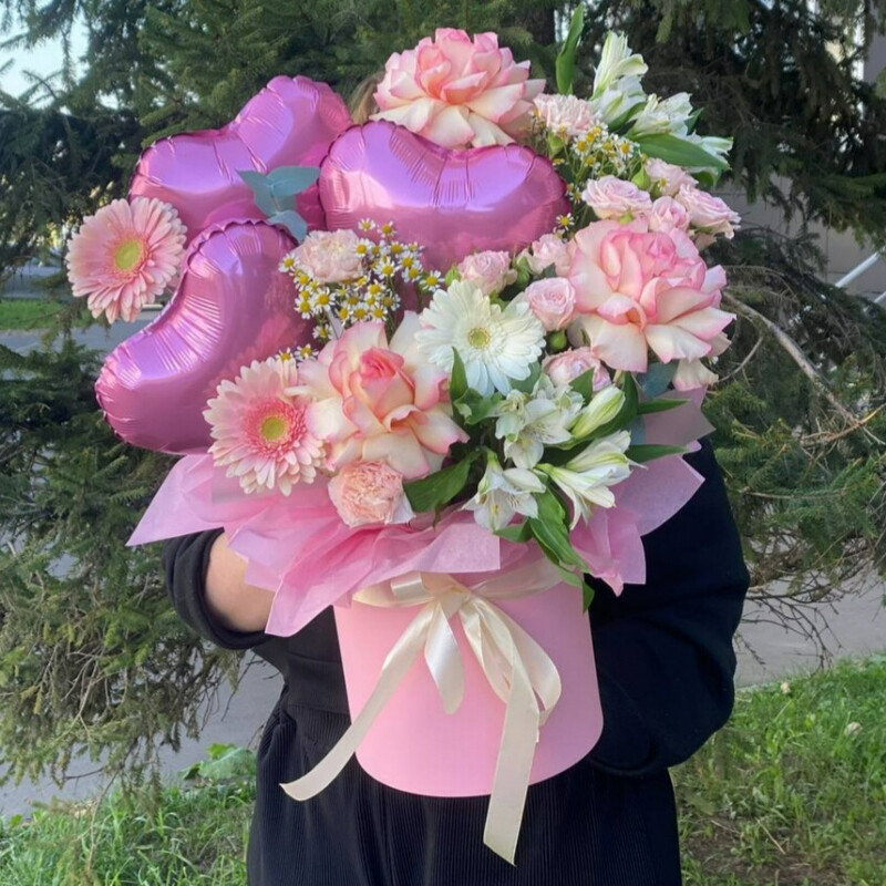 Композиция с сердечками, стандартный