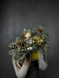 Новогодняя композиция в кружке