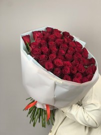 Букет из 51 красной розы
