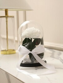 Roza v kolbe XL belaya