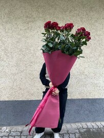 Красные розы 1,5 метра