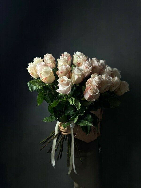 25 белых роз, 25 белых роз