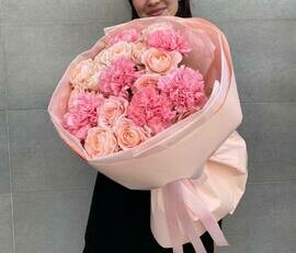 Букет "Розовое облако"