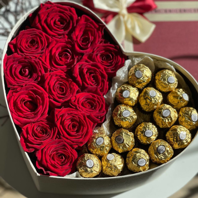 Букет роз сладкое сердце, стандартный