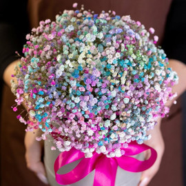 Композиция с Радужной Гипсофилой