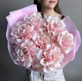 Buket iz frantcuzskih roz Pink mondial_ 7