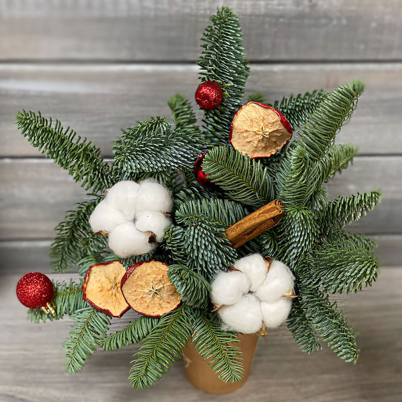 Novogodnyaya kompozitciya v stakane №5, standart