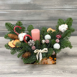 Novogodnyaya kompozitciya v konverte №2