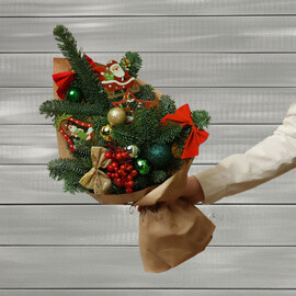 Новогодний букет Маленькое чудо