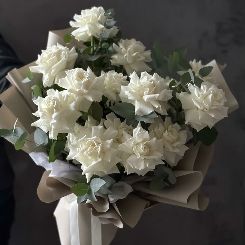 Buket elitnih frantcuzkih roz, premium