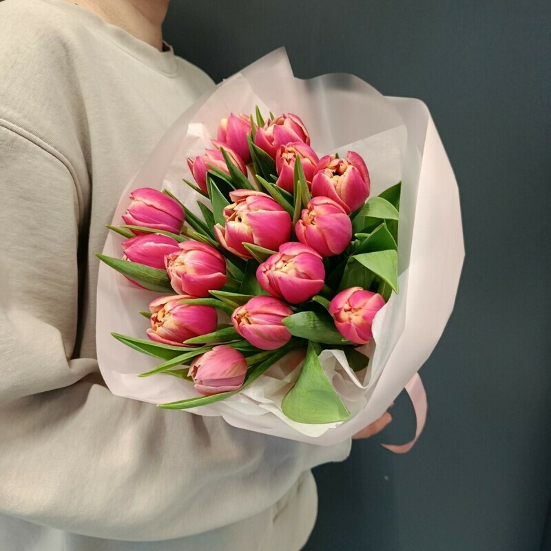 Букет пионовидных тюльпанов, стандартный