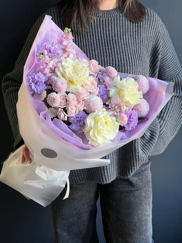 Авторский букет " Любимым с нежностью", премиум